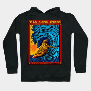 SURFING MEXICAN PIPELINE PUERTO ESCONDIDO MEXICO Hoodie